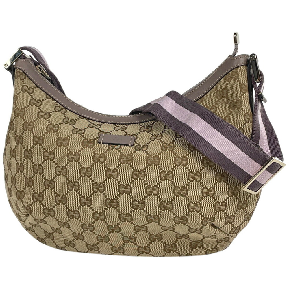 Gucci GG shoulder bag Sherry cross Body Bum Crossbody Belt canvas brown pink